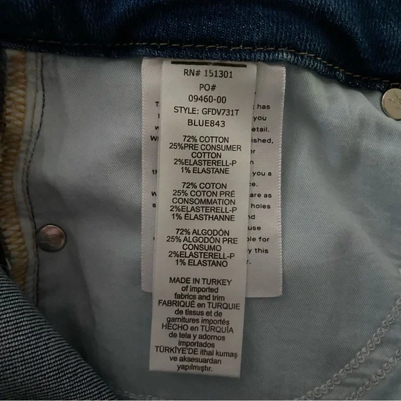 Good American Good Legs Flare Jeans Blue843 8 - Picture 12 of 14